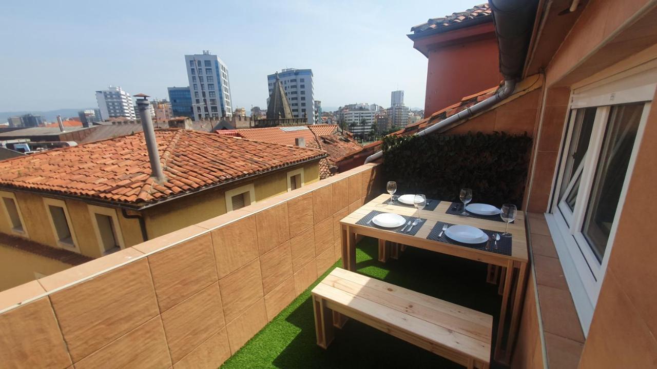 Las Terrazas De Gueeli 6 Pax Wifi - Garaje - Vistas - Vut-3391-As Gijón Dış mekan fotoğraf