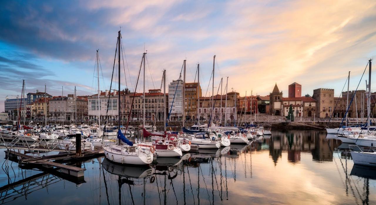 Las Terrazas De Gueeli 6 Pax Wifi - Garaje - Vistas - Vut-3391-As Gijón Dış mekan fotoğraf
