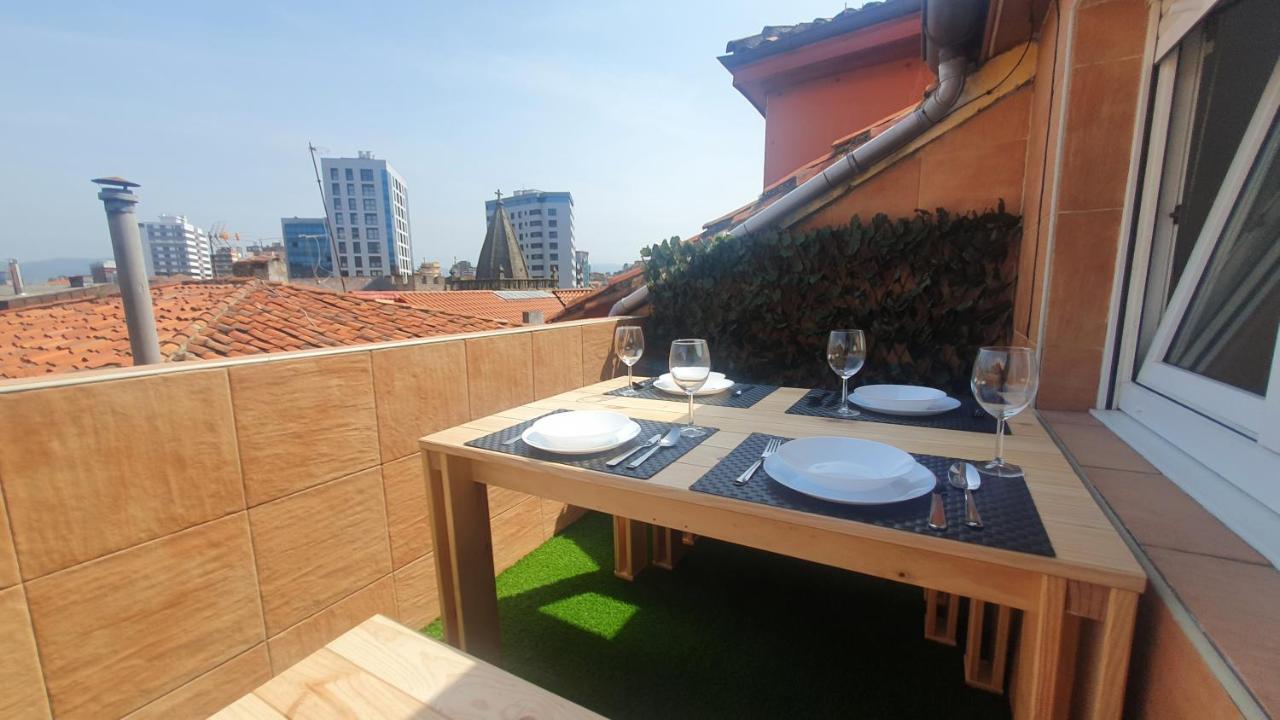 Las Terrazas De Gueeli 6 Pax Wifi - Garaje - Vistas - Vut-3391-As Gijón Dış mekan fotoğraf