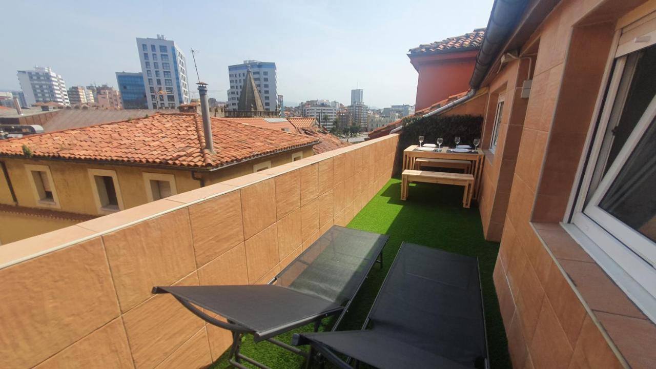 Las Terrazas De Gueeli 6 Pax Wifi - Garaje - Vistas - Vut-3391-As Gijón Dış mekan fotoğraf