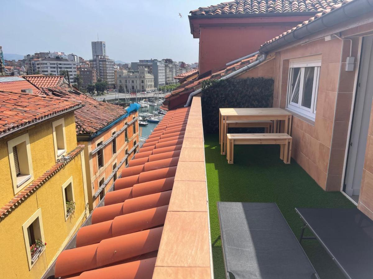 Las Terrazas De Gueeli 6 Pax Wifi - Garaje - Vistas - Vut-3391-As Gijón Dış mekan fotoğraf